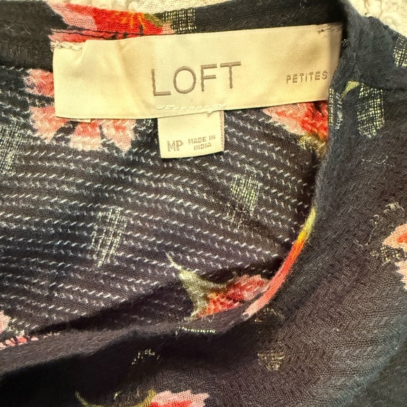 Loft Floral Long Sleeve Blouse - Picture 6 of 8